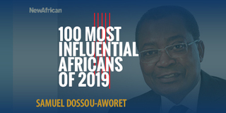 M. Samuel Dossou-Aworet au classement des 100 africains de l'année 2019