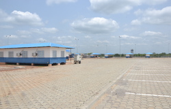Finition des travaux de la construction du port sec de Parakou au Bénin dans le cadre du Projet Epine Dorsale